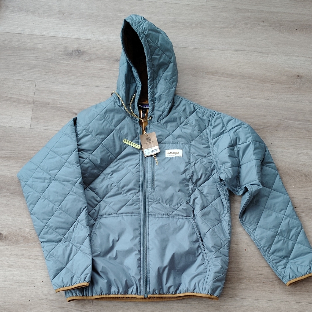 Patagonia Diamond Quilted Bomber Hoody Jacket
